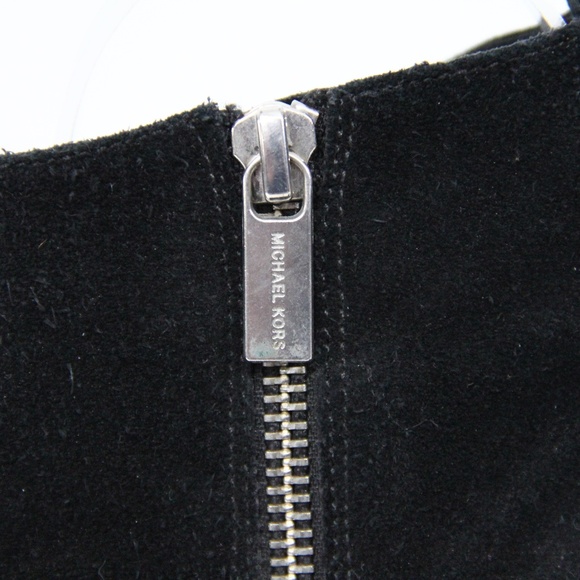 Michael Kors Boots sz 6.5 Women Double Monk Strap Booties Black Shoes - Picture 8 of 12